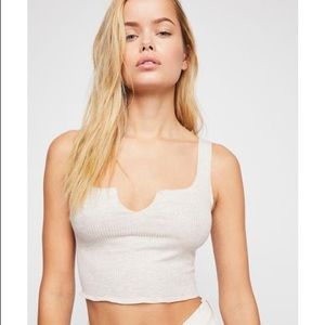Free People Top Notch Crop Top